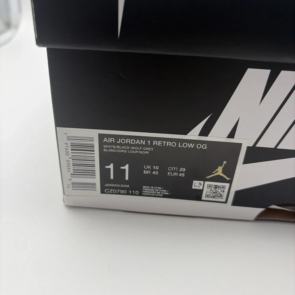 Size 11 - Air Jordan 1 Retro OG Low Barons (CZ0790-110)